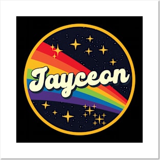 Jayceon // Rainbow In Space Vintage Style Posters and Art